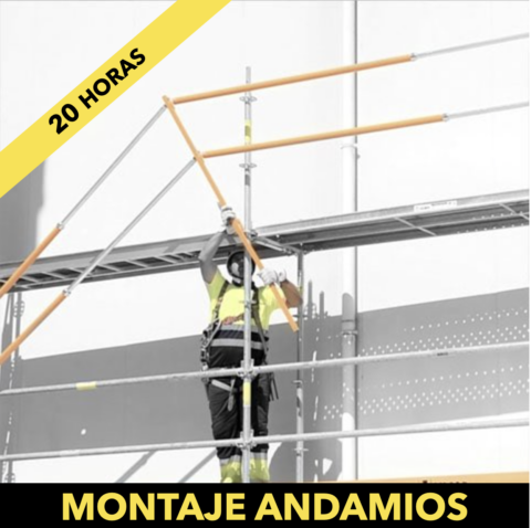 CURSO ONLINE MONTAJE DE ANDAMIOS APOYADOS · PRL 20 HORAS